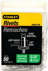 Stanley PAA52-5B Pop Rivet, Reusable, Aluminum